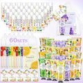 KONEUK 60 Pack Bulk Facial Mask, Lip Balm & Hand Cream Gift Sets for Parties & Weddings