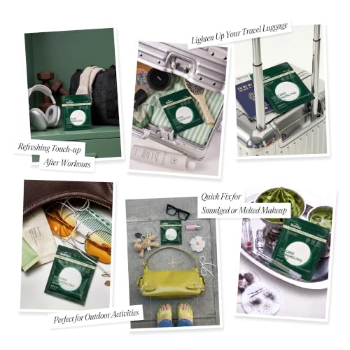 3-in-1 Facial Cleansing Pads Bulk Pack with AHA & PHA - Large 2.75" Face Wipes for Travel & Gym