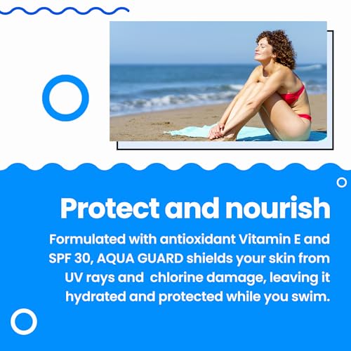 Aqua Guard Pre-Swim Skin Defense Spray 3 Fl Oz Pack of 2 - Chlorine & Sun Protection