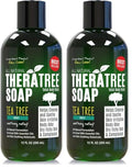 Oleavine TheraTree Tea Tree Oil Body & Foot Wash 12oz Pack of 2 - Refreshing Mint Formula