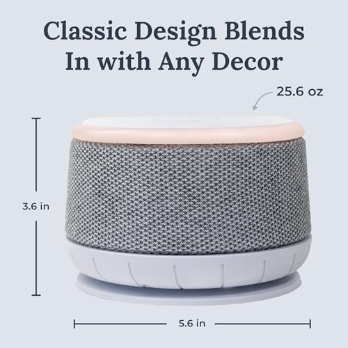 White Noise Sound Machine with Night Light & 10 Fan Speeds for Better Sleep