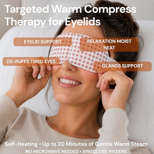 BlinkBetter Self-Heating Eye Masks (30 Pack) for Dry Eyes & Eyelid Care