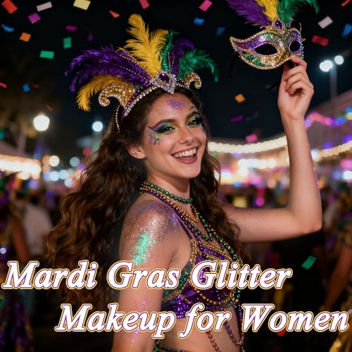 AROIC 14 Colors Body Glitter, St Patricks Day Face & Hair Glitter Gel Set, Eye Shimmer for Women Glow in the Dark Rave Accessories Party Supplies, Face Paint Hair/Cheek/Eyelid Sparkle Makeup-18ml/Tube