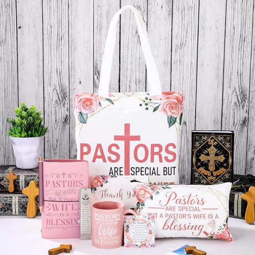 Pastor's Wife Appreciation Gift Set Pink - 8 Piece Christian Gift Collection