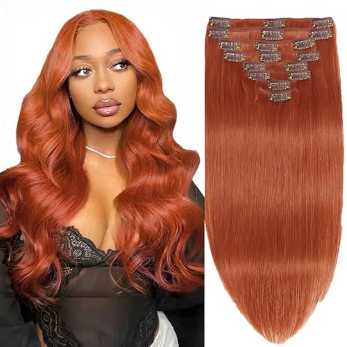 FZV Colorful Clip-In Hair Extensions 8pcs 120g 22 Inch - #350ST