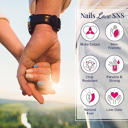 SNS Nail Dip Powder, Gelous Color Dipping Powder - Miracle Garden (Pink/Fuchsia, Cream) - Long-Lasting Dip Nail Color Dip Nail Color Lasts 14 Days - Low Odor & No UV Lamp Needed - 1.5 Oz