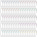 100 Pcs Traveling Bottles with Keychain 2oz Clear Plastic Hand Sanitizer Holder Keychain Empty Refillable Liquid Packing Container Squeeze Plastic Bottle with Lid,Rectangle