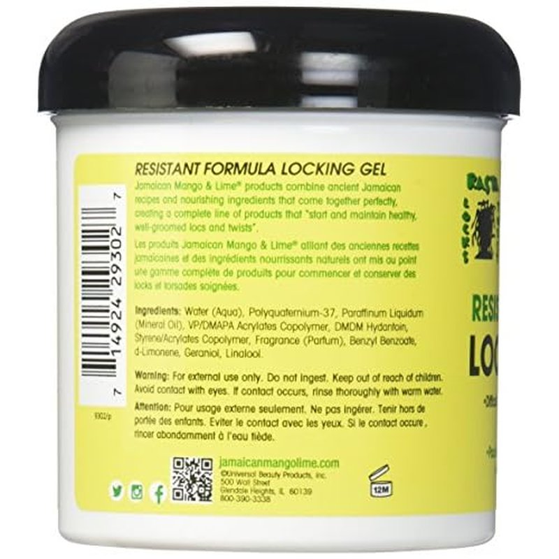 Jamaican Mango and Lime Resistant Formula Locking Hair Gel, 16 Oz