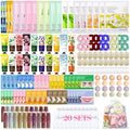 Comdian 200PCS Spa Party Supplies Kit with Face Masks, Hand Cream, Lip Balm, Eye Patches, Foot Bath Bombs & Accessories - Variation: 200PCS