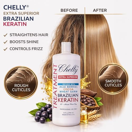 Brazilian Keratin Shampoo & Clarifying Hair Care Combo with Acai & Cocoa