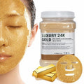 Jelly Mask Powder for Facials, 24K Gold Anti Aging Jelly Face Mask, Professional Peel Off Hydro Face Mask Powder for Fight Fine Lines, Dullness & Uneven Skin Tone, DIY SPA 23 FLOZ Mask Powder