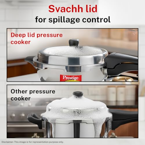 Senior 4L Stainless Steel Pressure Cooker with Safety & Induction Base