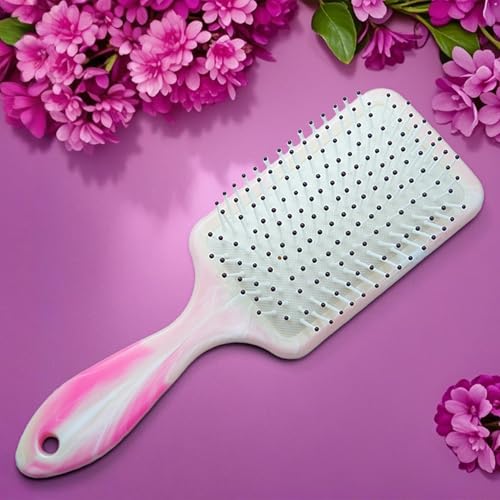 Luxury Spa Gift Set for Women, Handmade Soap, 3D Pop-Up Card, Anti-Static Hair Brush, Enamel Butterfly Brooch, Ceramic Mug & Crochet Orchid, Relaxation & Appreciation Gift for Mom, Wife, Friends