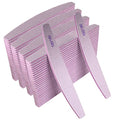 Nail Files (100 Pcs), 100/180 Grit Nail File Emery Board Bulk for Acrylic Nails and Natural Nails, Limas para Unas Acrilicas Profesional Pack Filers for Gel Nail Double Sided Manicure Curved Gray