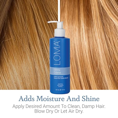 Loma Hair Care Calming Crème - 8 Fl Oz Nourishing Frizz Control & Shine