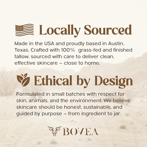 Natural Tallow Balm with Honey & Jojoba for Face & Body - 3.24oz