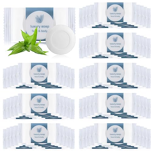 600 Pcs Mini Bar Soap Bulk Travel Hand Soaps for Hotels & Spa - 0.35oz