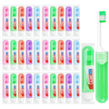 50 Travel Disposable Toothbrush and 3g Toothpaste Set - Foldable & Portable