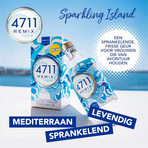 4711 Remix Sparkling Island Women's Edc Spray 3.4 oz - Fruity Perfume