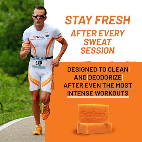 Shield Athletic Tea Tree Soap Bar with Lemongrass & Eucalyptus ? 4 oz (6 Pack) ? Deep-Cleansing Natural Bar for Sweat, Odor & Itch-Prone Skin ? Made in USA