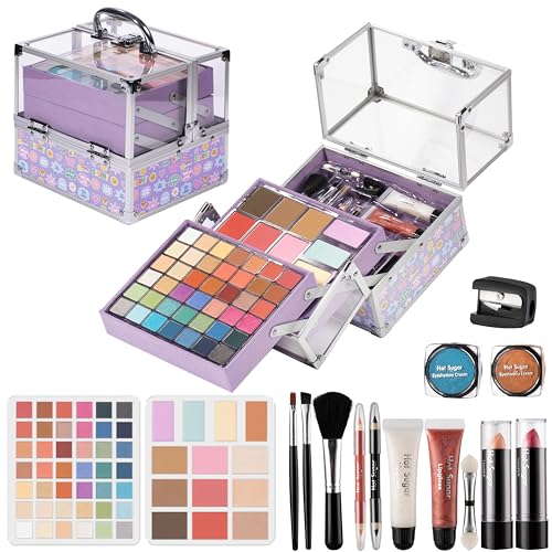 Hot Sugar Teen Makeup Kit Gift Set - 42 Eyeshadows, 14-Piece Variety