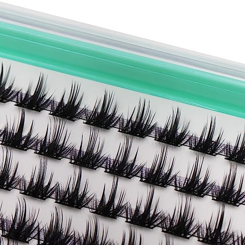Bodermincer XXXL Tray 336PCS D Curl Cluster Lashes 10-12-14-16mm Mixed Length DIY Eyelashes Extension at Home (M01+M02 Mixed Length D Curl)