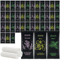 twoworld 60 Pack Moist Cotton Towelettes with Lavender, Lemon & Mint – Individually Wrapped Travel Wipes