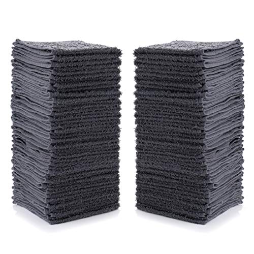 Simpli-Magic Towels, 12¡±x12¡± Washcloths, Gray 24 Count