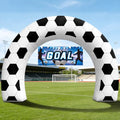 8FT Giant Soccer Inflatable Arch Match Day Party Decor - Waterproof & LED Lights