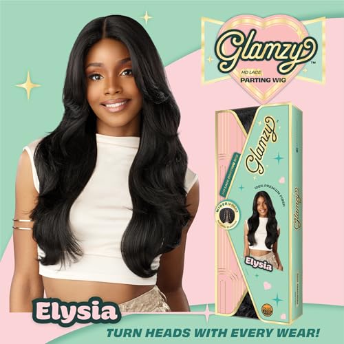 Sensationnel Glamzy Lace Part Wig Elysia - Dark Brown, Glueless, Hand Tied