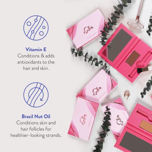 eSalon Root Touch Up & Brow Powder - Light Brunette Hair & Eyebrow Concealer