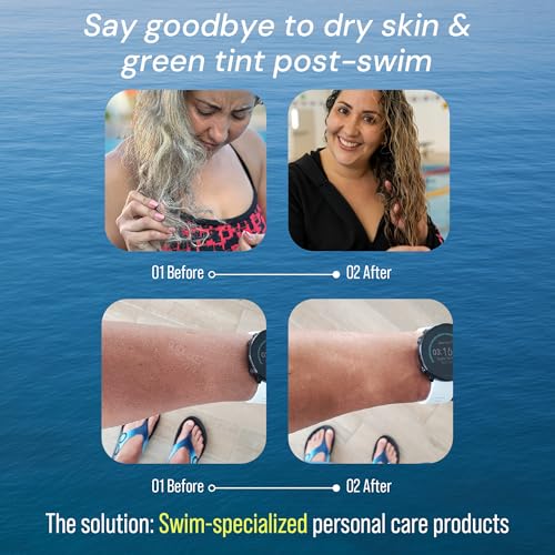 TRIHARD Chlorine-Removing Swim Shampoo & After-Swim Body Wash 2-Piece Set