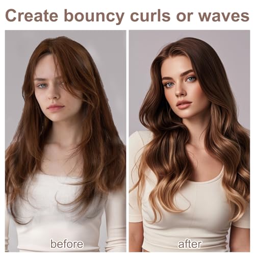40mm Hair Curling Barrel Attachment for Shark FlexStyle HD400 Series, Auto-Wrap, Bouncy Curls & Waves