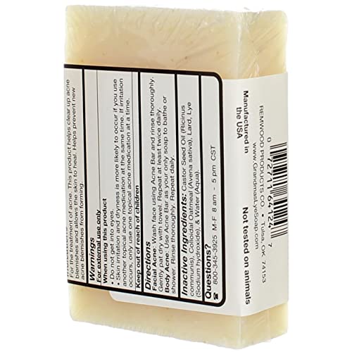 Grandma's Pure & Natural Acne Bar for Oily Skin 4 oz
