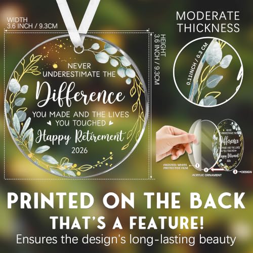 Retirement Gift for Woman 2026 - Happy Retired Gifts for Women
