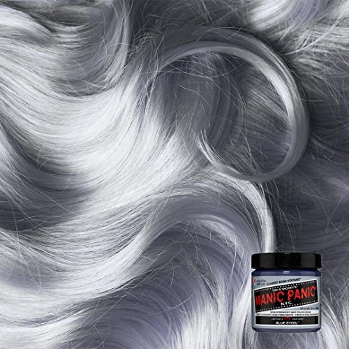 Semi Permanent Blue Steel Hair Dye for Women & Men - Long Lasting & Customizable
