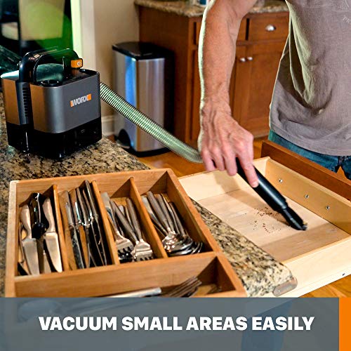 WORX WX030L.9 Cordless Cube Vac Bare Tool — 20V, Compact Handheld Vacuum