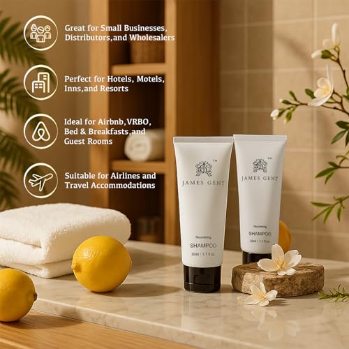 200 Pack Travel Size Hotel Shampoo - Individually Wrapped Botanic Formula