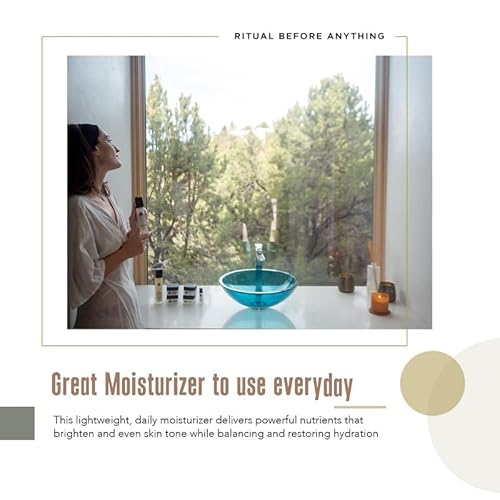 RBA Skincare's Brightening Vegan Moisturizer to Reduce Dark Spots - Daily Lightweight Face Moisturizer with Shea Butter and Vitamin C - Restorative Anti-Aging Day and Night Cream | 2 fl oz