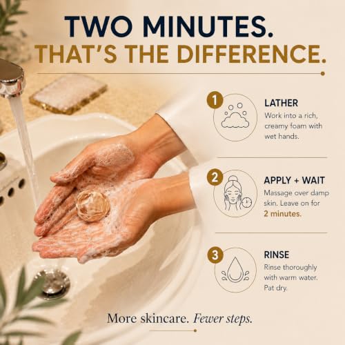 Cor Silver Soap 30g - Multi-Tasking Hydrating Facial Cleansing Bar with Hyaluronic Acid & Botanicals (1.06 Ounce, Pack of 1)
