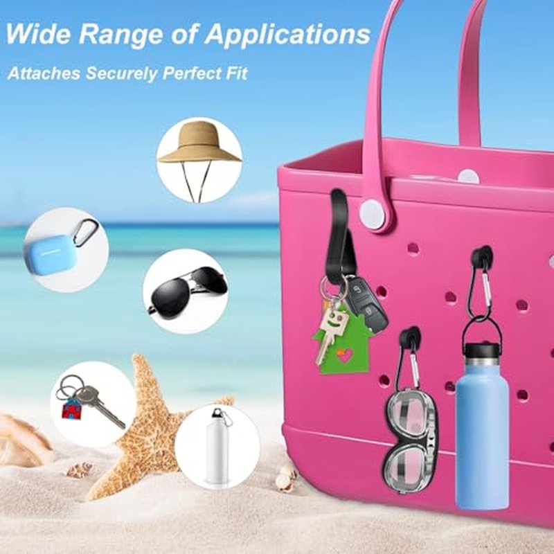 Clear Insert Bag Accessories for Beach Tote Bag, Clear Travel Storage Inner Pouch for Cosmetic, Toiletry & Makeup Brush Organizer Divider