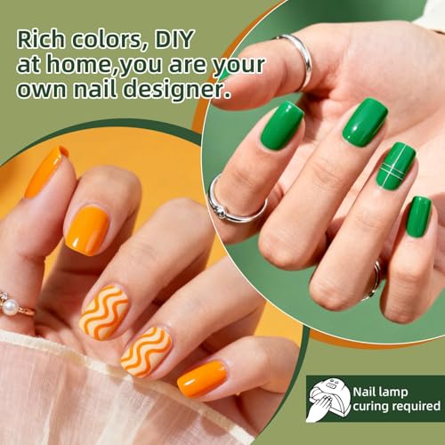 100 Pcs Gel Nail Polish Kit with No Wipe Base & Matte Glossy Top Coats - 95 Colors & Accessories - Variation: 0 Fl Oz