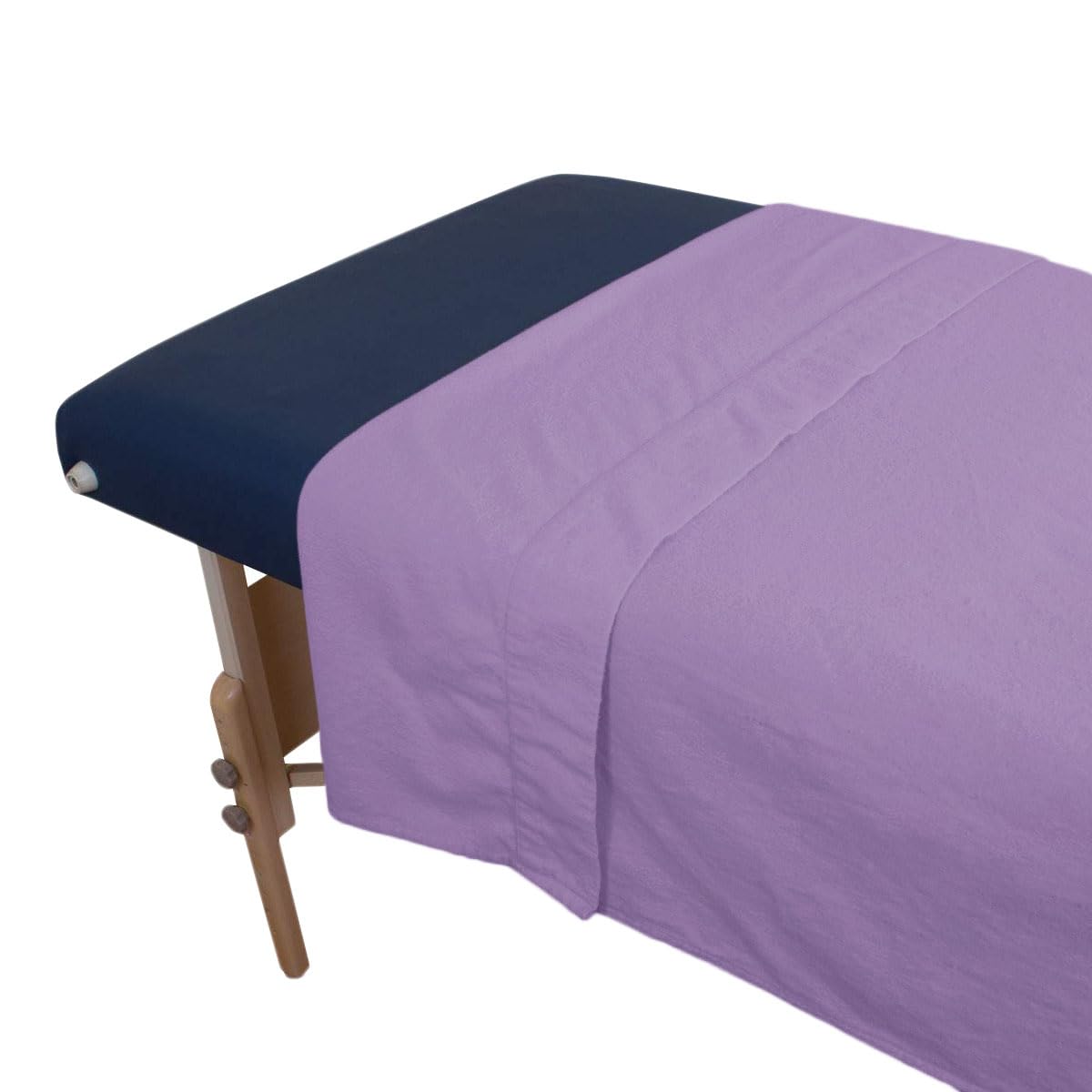 Body Linen Flannel Flat Massage Table Sheet - Dahlia Purple - 61x100 inches - 100% Cotton
