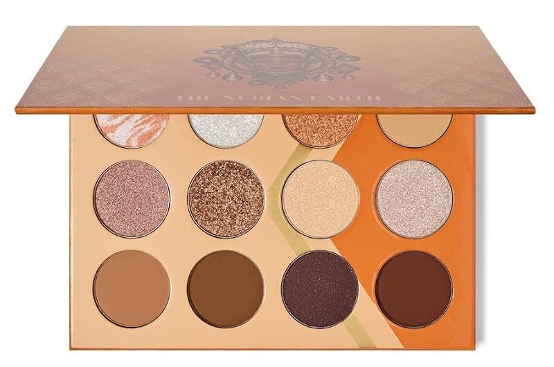 Nubian Earth Eyeshadow Palette with Shimmer Brown & Tan Shades