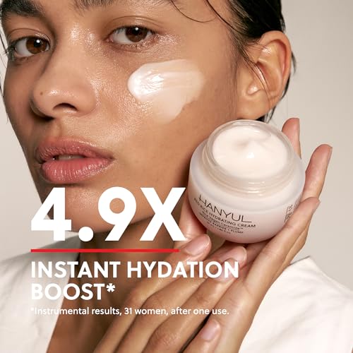 Hanyul Red Rice Hydrating Cream - Light Floral Variation - Deep Moisture & Skin Elasticity
