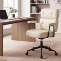 Ergonomic Home Office Desk Chair with PU Leather & Adjustable Features