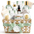 Birthday Gifts for Women, Bergamot Jasmine Relaxing Spa Gift Baskets for Women Self Care Package Bath Gift Set, Home Bath and Body Kit Pampering Easter Gifts for Womens Her Mom Friends Sister Wife