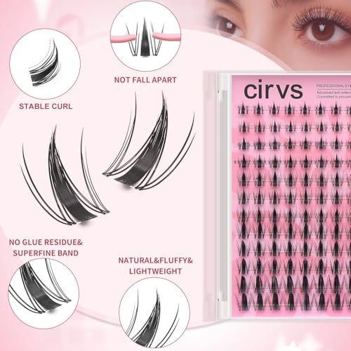 Lash Clusters Kit£¬DIY Lash Extension at Home Beginner-Friendly Lashes£¬8-16mm with Bottom Lashes Clusters DIY Lash£¬Eye Lashes Natural Looking£¬with Bond and Seal Tweezers (Fairy kit)