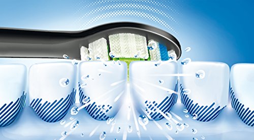 Genuine Philips Sonicare DiamondClean Replacement Brush Heads - Black, 2 Pack HX6062/94