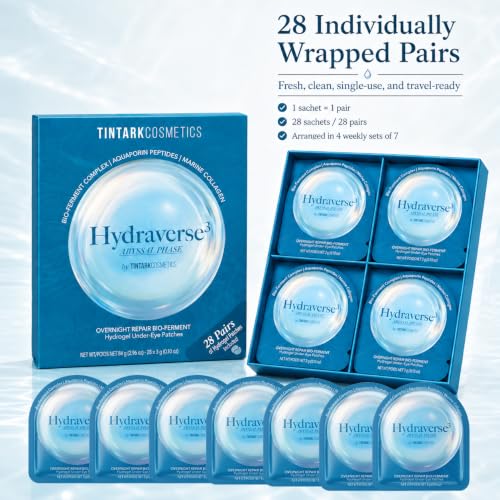 Abyssal Phase Hydraverse Hydrogel Under Eye Patches - Night Routine, 28 Pairs